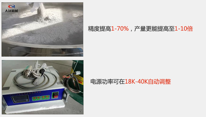 精度提高1—70%，產(chǎn)量更能提高至1-10倍  電源功率可在18K-40K自動調(diào)整