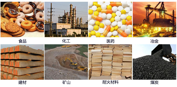 DH-800振動(dòng)篩適用的行業(yè)：食品，化工，醫(yī)藥，冶金，建材，礦山，耐火材料，煤炭。